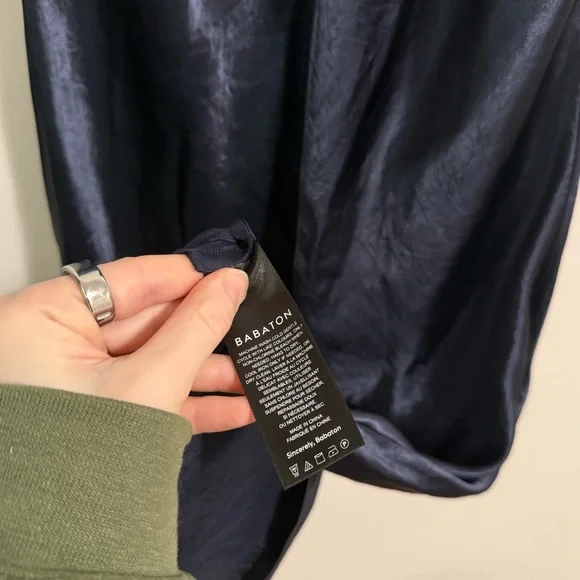 Aritzia Babaton Caspar Satin Dress - Size 2XS - Picture 11 of 12